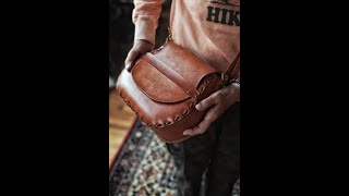 Conditioning Moms Leather Bag ASMR [upl. by Tegirb]