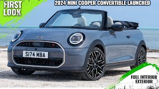 2024 MINI Cooper Convertible Launched  First Look  Full Interior Exterior [upl. by Aifas710]