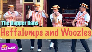 Dapper Dans Sing quotHeffalumps and Woozlesquot  Spooky Fun at Disneyland Fire Station 🎶🎃 [upl. by Anyat]