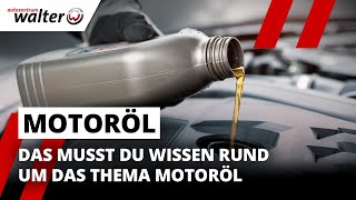 Unterschiede beim Motoröl  Motoröl nachfüllen leicht gemacht  5W30 0W40 10W40 [upl. by Zielsdorf]