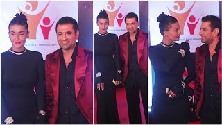 Biggboss 14 Couple Pavitra Punia amp Eijaz Khan Looks Beautiful At ITA Awards 2023 [upl. by Niwdla]