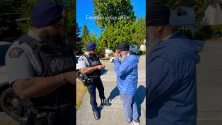 Canadian officer ￼ with Bhai Harcharan Singh Khalsa Hazoori Ragi BHSKhalsa [upl. by Aedrahs788]