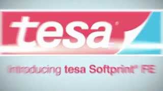 Tesa® Softprint FE Plate Mounting Tape Line [upl. by Cattima383]