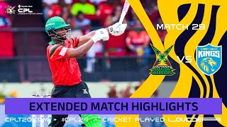 Extended Highlights  Guyana Amazon Warriors vs St Lucia Kings  CPL 2024 [upl. by Aisyat]