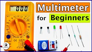 How to use a Digital Multimeter  Best Multimeter for Beginners [upl. by Ezalb]