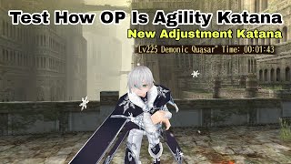 Toram Online  How OP is Agility Katana Now  New Adjustment Katana [upl. by Alick]