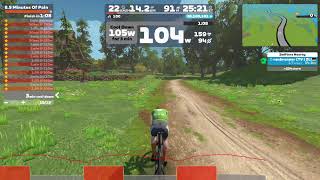 Zwift Workout  Two Village Loop  85 Minutes of Pain [upl. by Einnig]