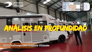 2023 Challenger 260 Graphite Ultimate ANÁLISIS EN PROFUNDIDAD  CARAVANAS SANGAR [upl. by Khai822]