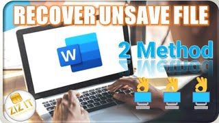 How to Recover Unsave Word File  Recover Word File  MS Word Recover  Recover Lost File  MS Word [upl. by Huda]