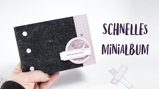 Anleitung  schnelles Minialbum [upl. by Nired]