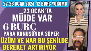 2228 OCAK BURÇ YORUMU 23 OCAKTA MÜJDE VAR 6 BURÇ PARASAL KONUDA SÜPER ÜZÜM VE NAR BEREKET ARTIRIR [upl. by Becca]