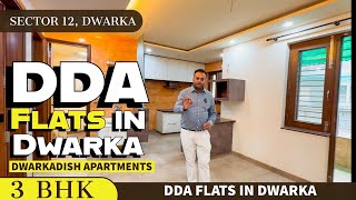 DDA HIG Flat in Dwarka  3 BHK DDA Flat in Dwarka  Sector 12 Pocket 2  DDA SFS FLATS [upl. by Nyladnohr]