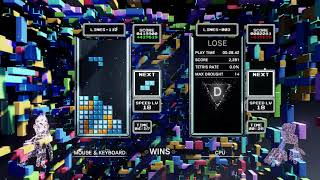 Tetris Effect Connected Classic Score Attack 731340 LV18 start 10012021 [upl. by Ilwain945]