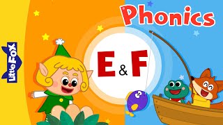 Phonics  Letter e amp f  Stories amp Songs  Little Fox [upl. by Eulaliah]