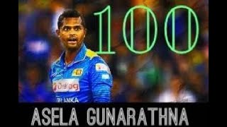 asela gunaratne first odi 100 in south affrica 2017 [upl. by Eerrahs]