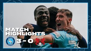 HIGHLIGHTS  Wycombe 3  0 Leyton Orient [upl. by Coleman]