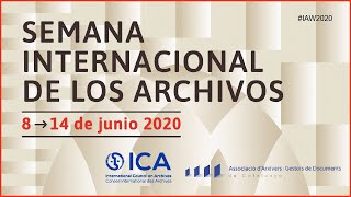 ICA IAW2020 webinar « Una charla sobre datos abiertos y archivos sociales » [upl. by Eibloc]