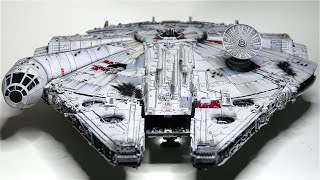 Star Wars Millennium Falcon  Bandai 172  Full Build [upl. by Mattah]