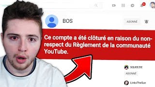 IL SE FAIT SUPPRIMER SA CHAINE YOUTUBE EN LIVE  No Fake [upl. by Manno]