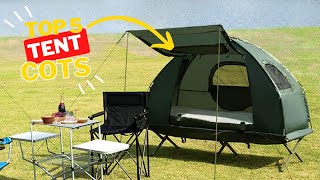 Top 5 Best Tent Cots for Camping 2024 Guide [upl. by Nordek]