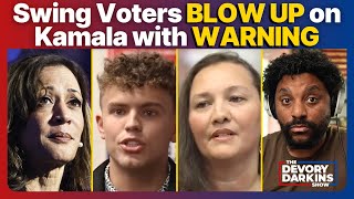 Swing Voters BLOW UP on Kamala with BOMBSHELL Warning [upl. by Ylrbmik]