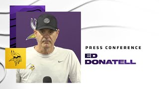 Ed Donatell on Limiting Big Plays Against the Defense amp Dalvin Tomlinsons Potential Return [upl. by Sana]