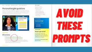 Always AVOID this college essay prompt [upl. by Ayekehs]