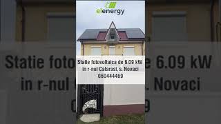 ☀️ Statie Fotovoltaica de 609 kW in s Novaci rnul Calarasi realizata de compania Elenergy☀️ [upl. by Annodam]