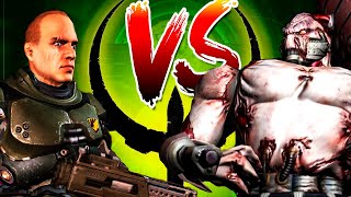 Marines vs Big Heavy Hover Tank  QUAKE 4 Cinematic Monster Infighting [upl. by Etteniuq822]