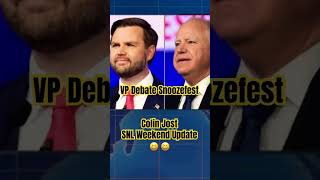 VP Debate Vance vs Walz SNL Weekend Update snl weekendupdate jdvance timwalz trump [upl. by Slavic]