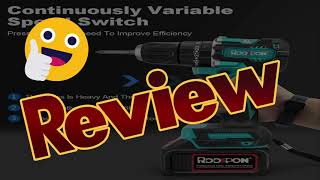 Cordless drill 21v 10mm brushless motor 120N M FH487 price review  Aliexpress [upl. by Toulon316]