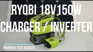 New RYOBI 18V 150W Charger  Inverter RYi150CVNM [upl. by Arihsat]