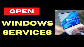 Open Windows Services Manager on Windows 11  10 [upl. by Acyre]