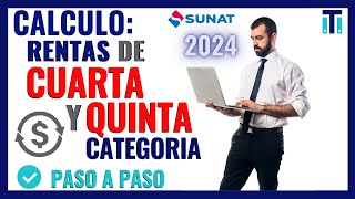 🛑Como calcular la renta de cuarta y quinta categoría 2023  Declaración Anual 2023 [upl. by Rodrigo]