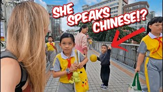 How do Chinese Kids React to Foreigners [upl. by Roche]