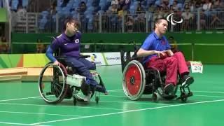 Day 9 morning  Boccia highlights  Rio 2016 Paralympic Games [upl. by Nwatna64]