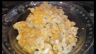 Baked Macaroni amp Cheese recipe small batch [upl. by Aniehs]