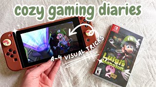 Cozy Gaming Diaries🍄🎮🍃 Playing Luigi’s Mansion 2 HD [upl. by Adne601]