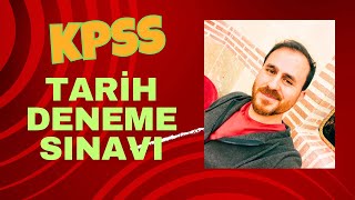 KPSS Tarih Deneme Sınavı  3 kpss tarih kpsstarih [upl. by Elletnuahs]