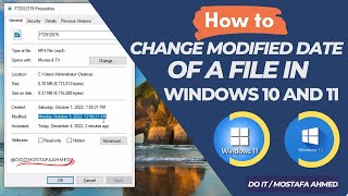 How to Change Last Modified Date Creation Date Accessed Date of any File and Folders on Your PC [upl. by Silbahc]