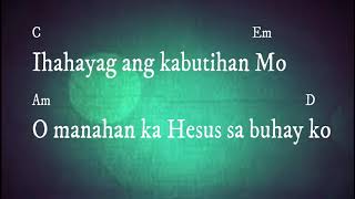 TAGALOG CHRISTIAN WORSHIP SONG Gilbert Huarde WALANG IBANG NAIS Lyrics and chords [upl. by Elsy]