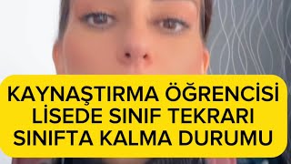 Kaynaştırma öğrencisinin lisede sınıf tekrarı sınıfta kalma durumu [upl. by Ettedo]