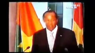 Décalration du President Blaise Compaoré [upl. by Duval]