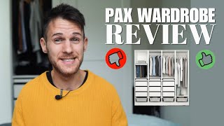 Pax Wardrobe Ikea Review  After 1 Year of Use [upl. by Niarb]