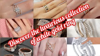 Discover the luxurious collection of white gold rings for engagement nikkahjuganwrites [upl. by Hairaza184]