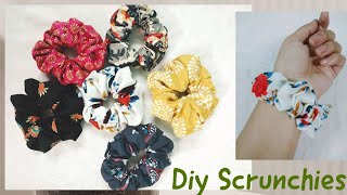 How to make Rubber Band at Home II DIY Scrunchies Tutorial II DIY Hair Rubber From Waste Clothes [upl. by Nnep]