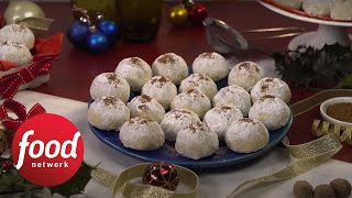 Eggnog Meltaway Cookies  Food Network [upl. by Imij]