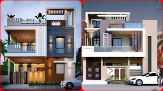 New 2025 Modern 🔥Double Floor House Elevation 🏠Design Top House🥰 Elevation in India [upl. by Ahsinrat]