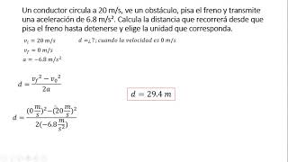 Ejercicio MRUA  Demo Excoba [upl. by Benny]