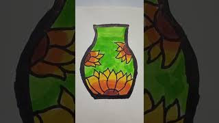 Pot drawing art draw drawingwithshaku [upl. by Keever]